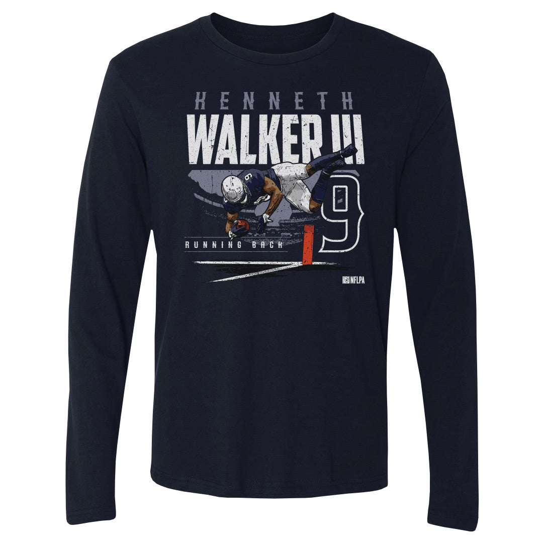 Kenneth Walker III Men's Long Sleeve T-Shirt | 500 LEVEL