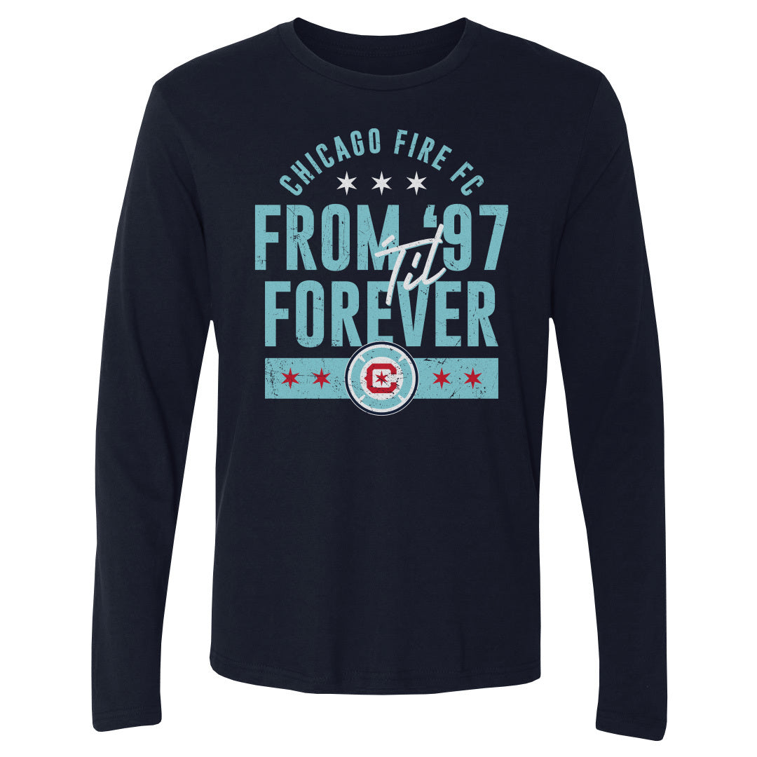 Chicago Fire FC Men's Long Sleeve T-Shirt | 500 LEVEL