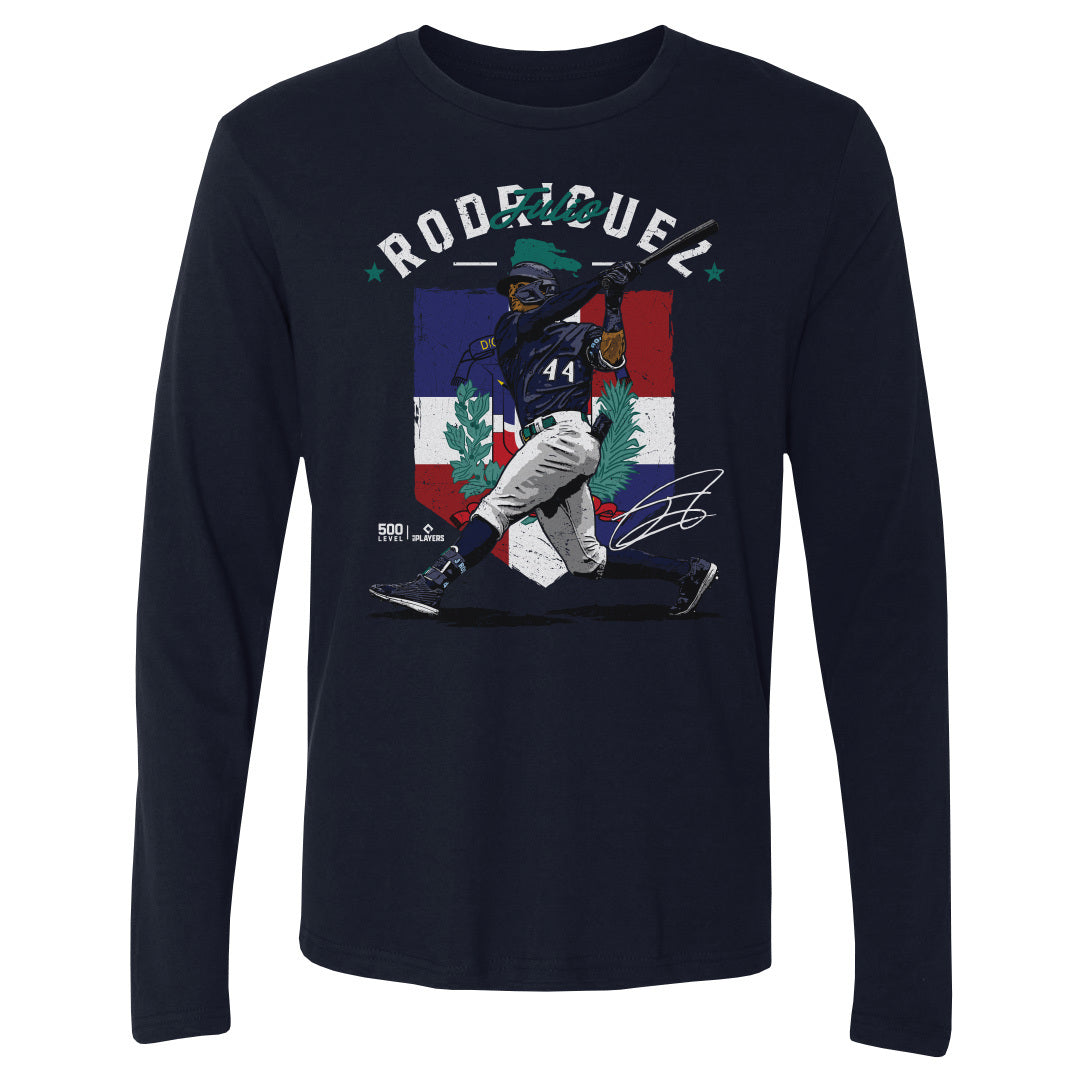 Julio Rodriguez Men's Long Sleeve T-Shirt | 500 LEVEL