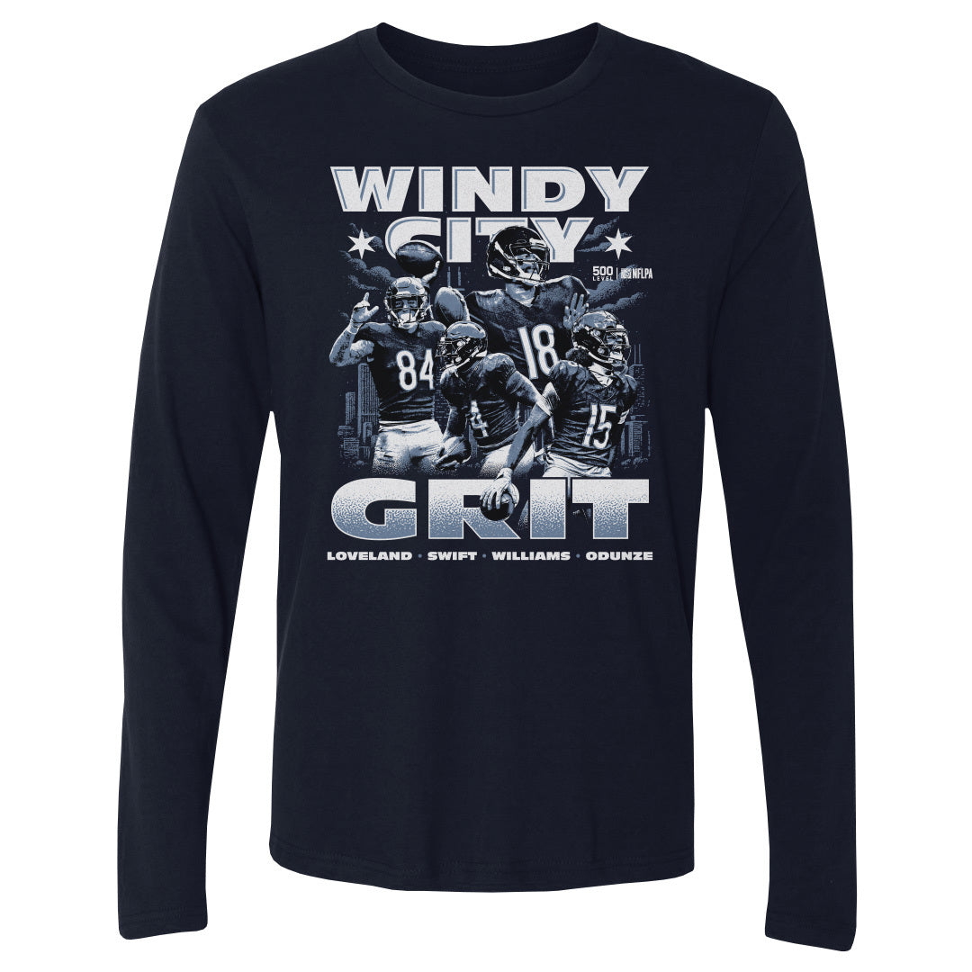 Caleb Williams Men's Long Sleeve T-Shirt | 500 LEVEL