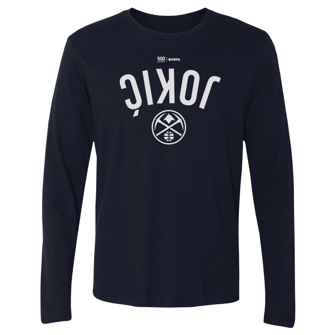 Nikola Jokic Men's Long Sleeve T-Shirt | 500 LEVEL