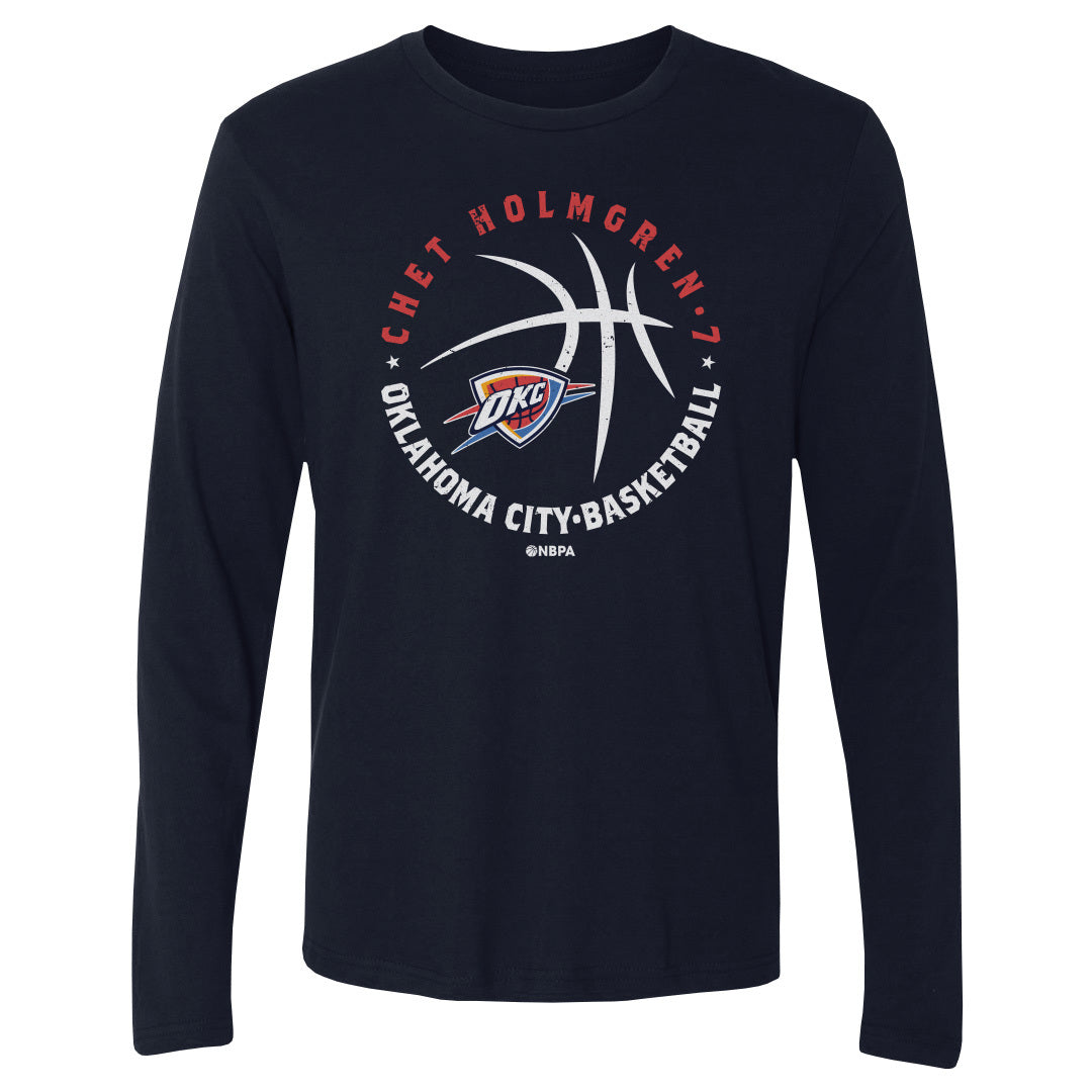 Chet Holmgren Men's Long Sleeve T-Shirt | 500 LEVEL