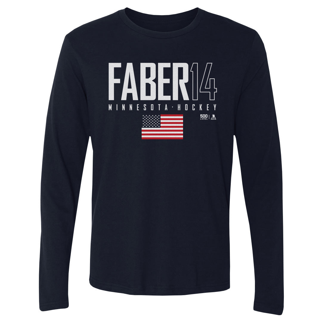 Brock Faber Men's Long Sleeve T-Shirt | 500 LEVEL