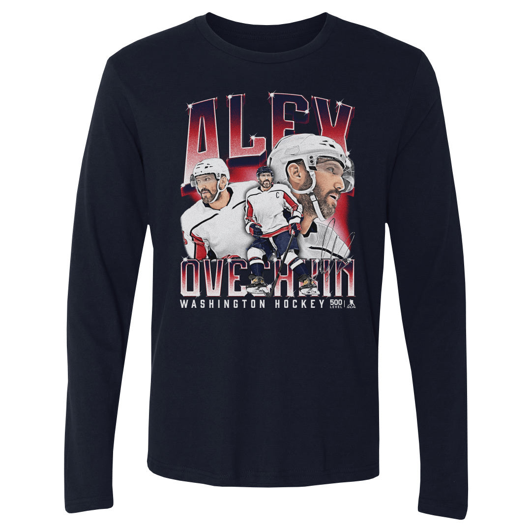 Alex Ovechkin Men's Long Sleeve T-Shirt | 500 LEVEL
