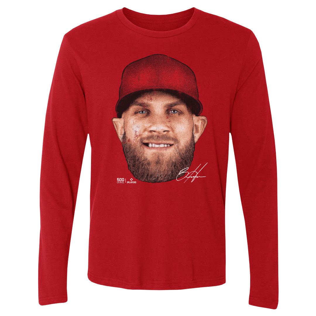 Bryce Harper Men's Long Sleeve T-Shirt | 500 LEVEL