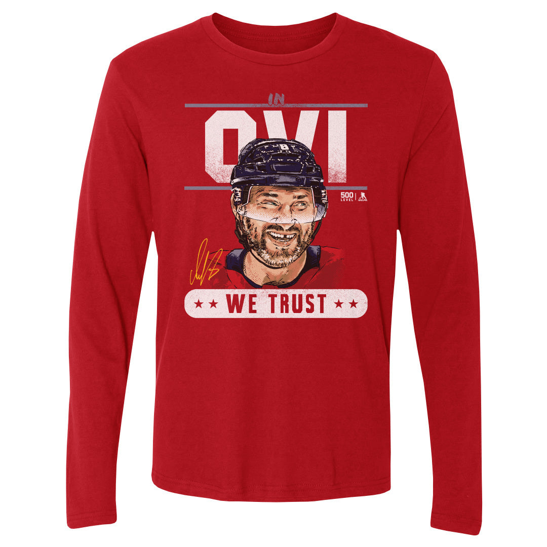 Alex Ovechkin Men's Long Sleeve T-Shirt | 500 LEVEL