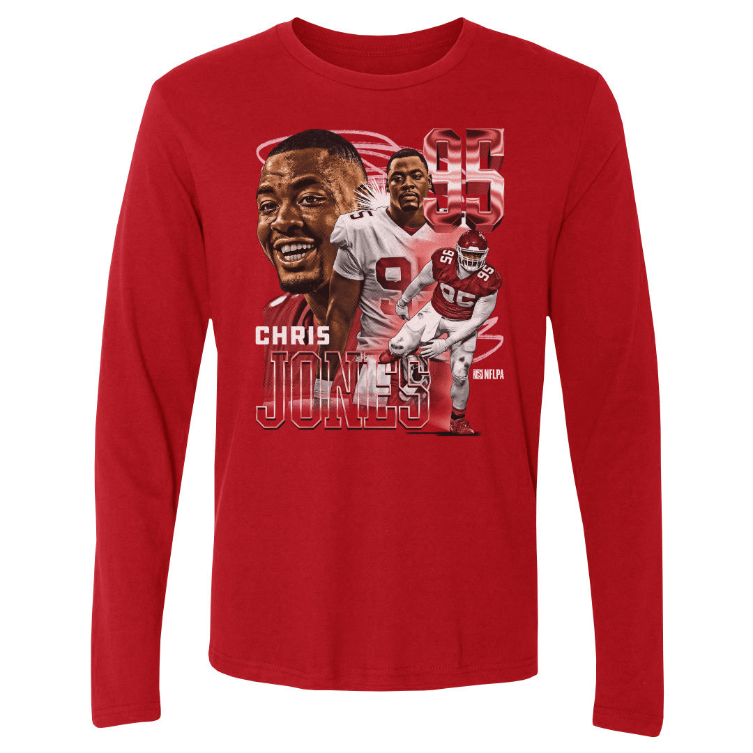 Chris Jones Men's Long Sleeve T-Shirt | 500 LEVEL