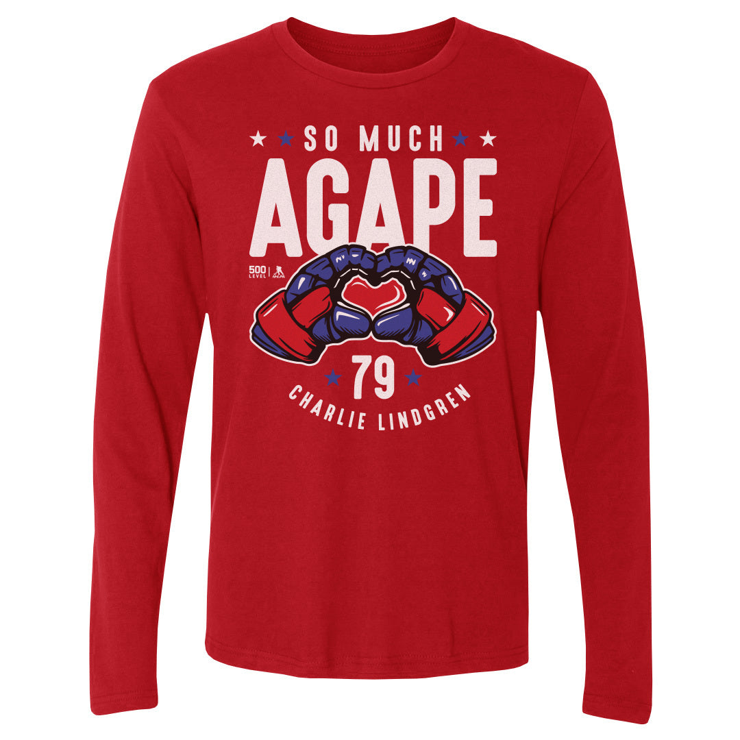 Charlie Lindgren Men's Long Sleeve T-Shirt | 500 LEVEL