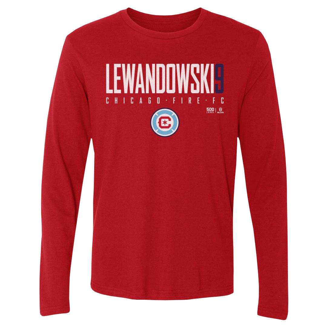 Robert Lewandowski Men's Long Sleeve T-Shirt | 500 LEVEL