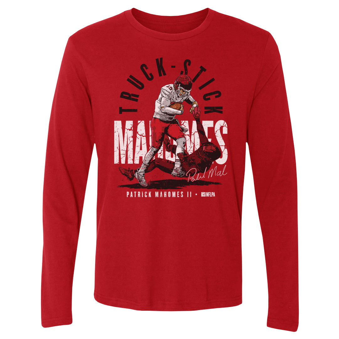 Patrick Mahomes Men's Long Sleeve T-Shirt | 500 LEVEL