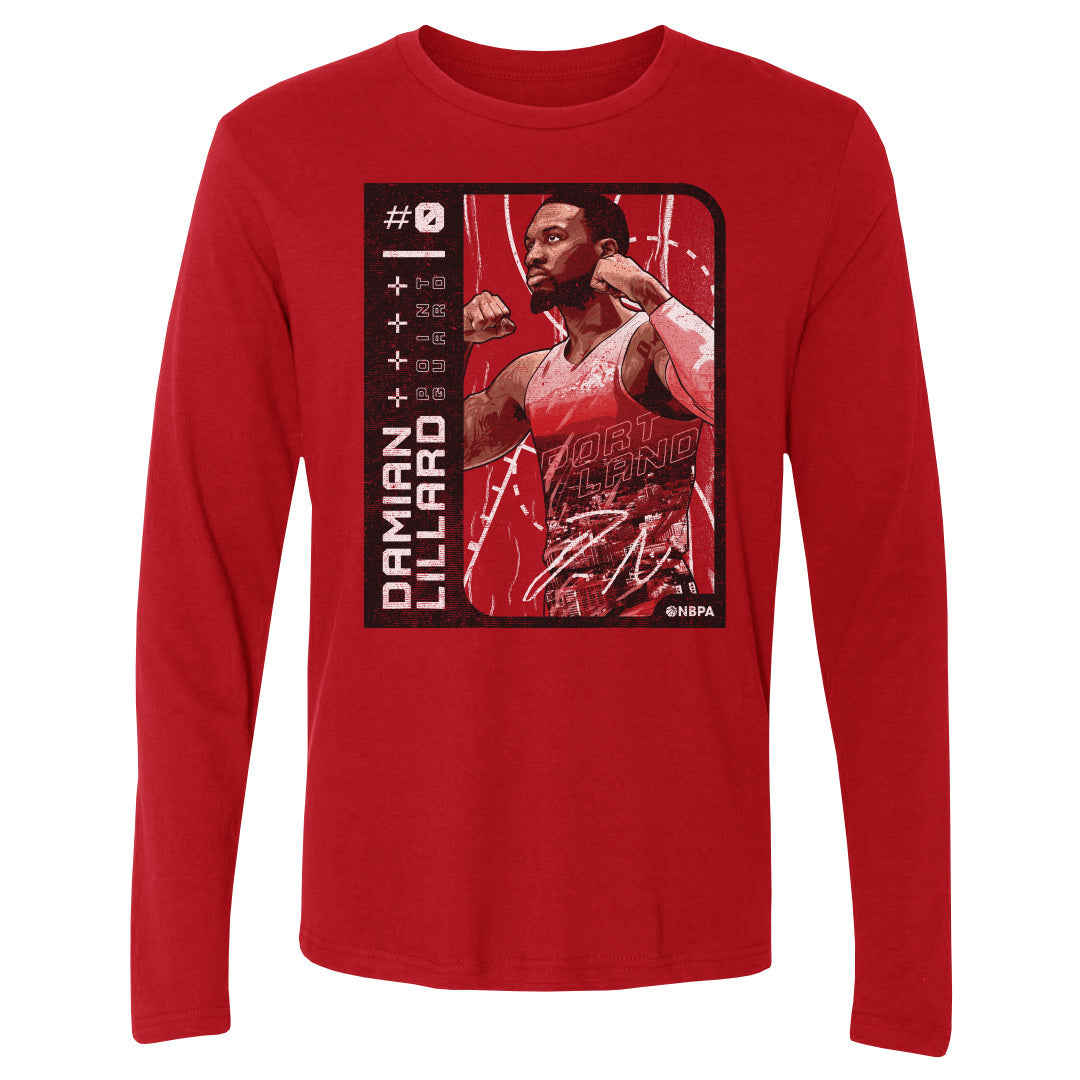 Damian Lillard Men's Long Sleeve T-Shirt | 500 LEVEL