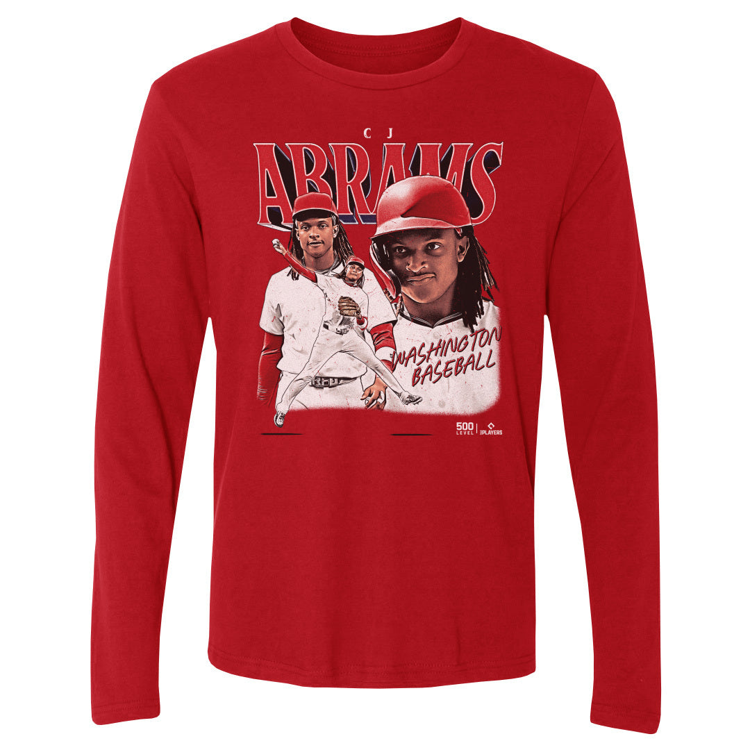 CJ Abrams Men's Long Sleeve T-Shirt | 500 LEVEL