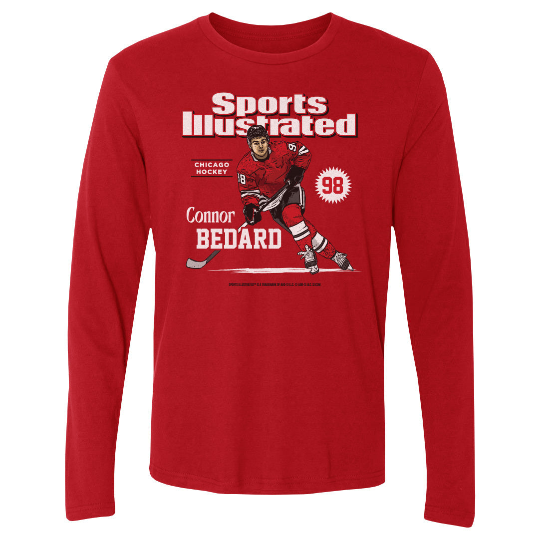 Connor Bedard Men's Long Sleeve T-Shirt | 500 LEVEL