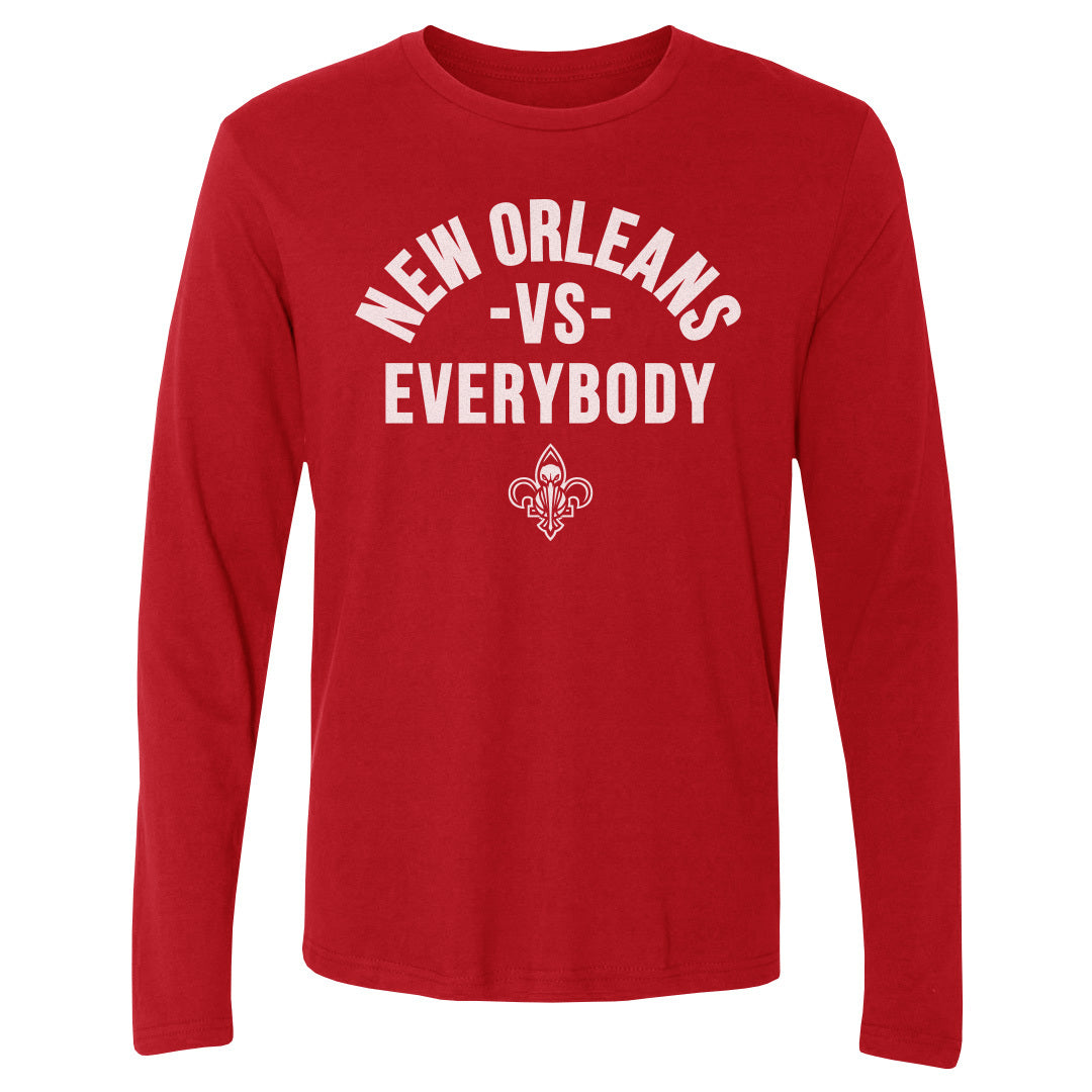 New Orleans Pelicans Men's Long Sleeve T-Shirt | 500 LEVEL