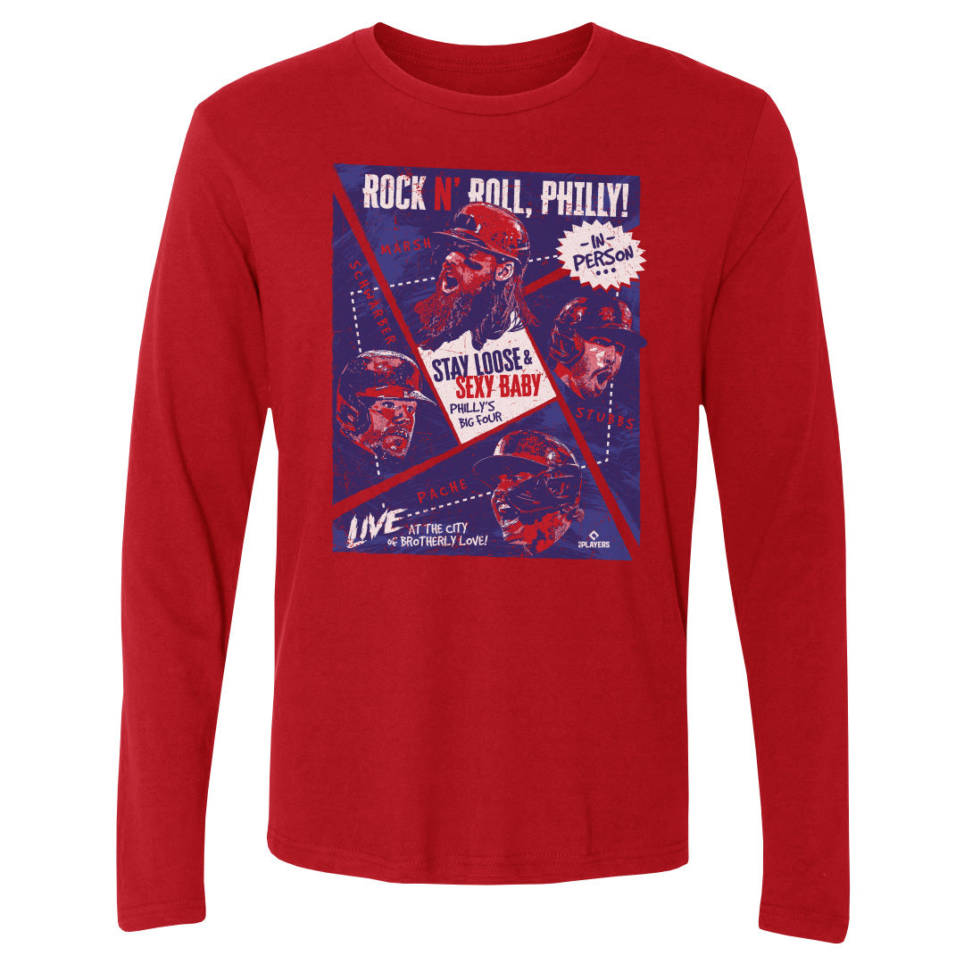 Brandon Marsh Men's Long Sleeve T-Shirt | 500 LEVEL