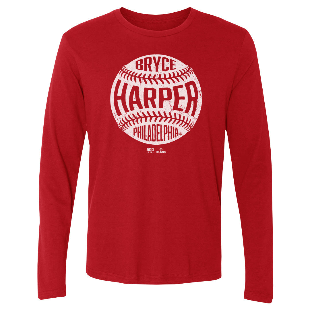 Bryce Harper Men's Long Sleeve T-Shirt | 500 LEVEL