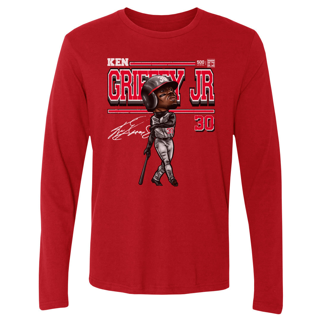 Ken Griffey Jr. Men's Long Sleeve T-Shirt | 500 LEVEL