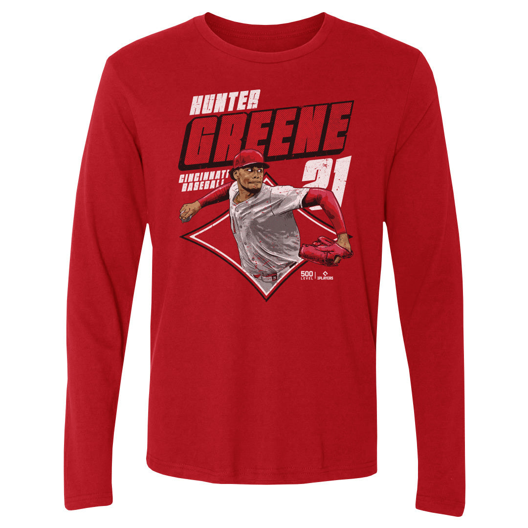 Hunter Greene Men's Long Sleeve T-Shirt | 500 LEVEL