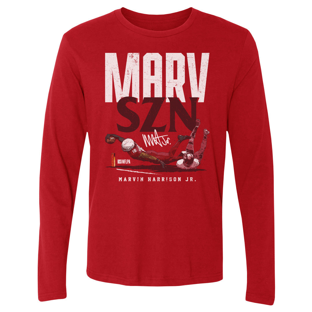 Marvin Harrison Jr. Men's Long Sleeve T-Shirt | 500 LEVEL