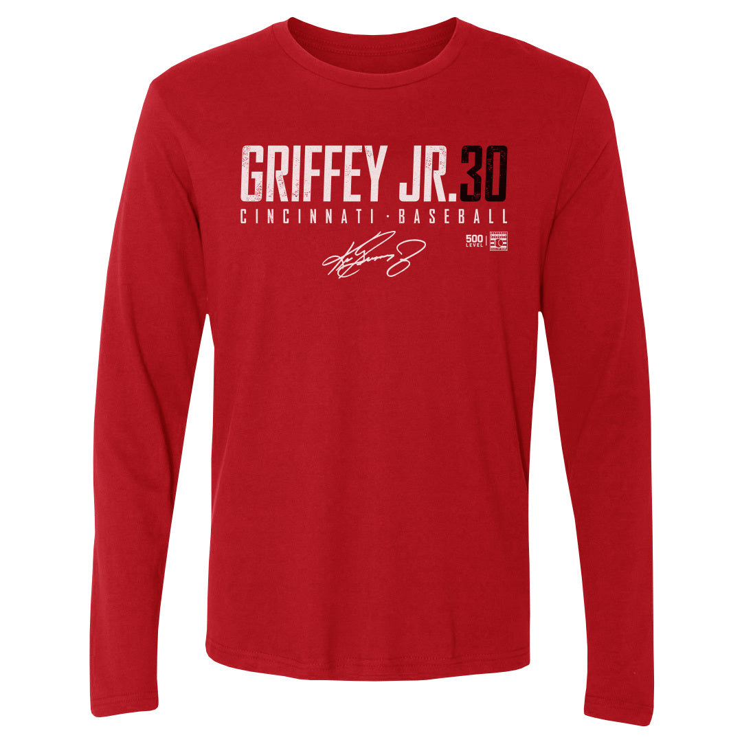 Ken Griffey Jr. Men's Long Sleeve T-Shirt | 500 LEVEL