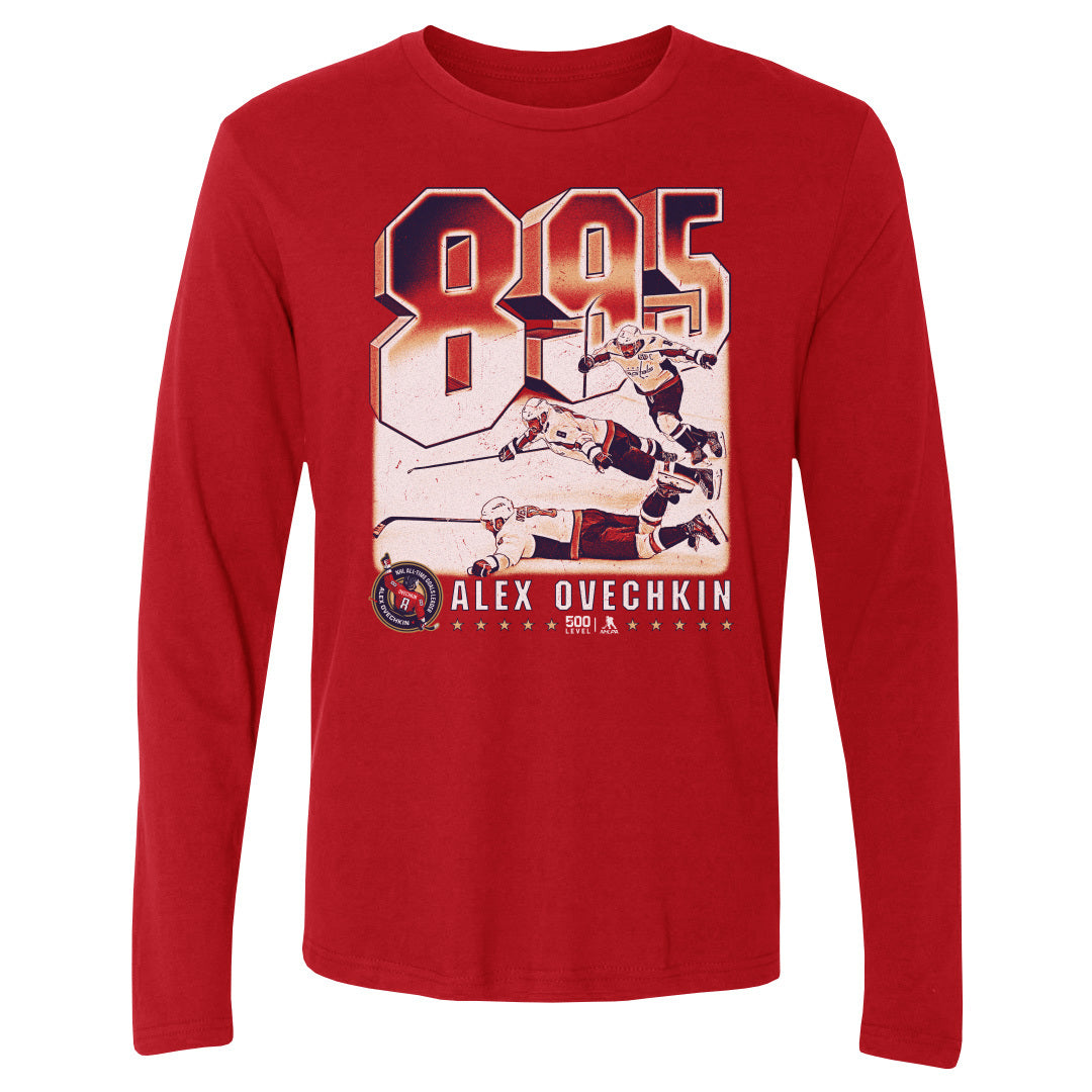 Alex Ovechkin Men's Long Sleeve T-Shirt | 500 LEVEL