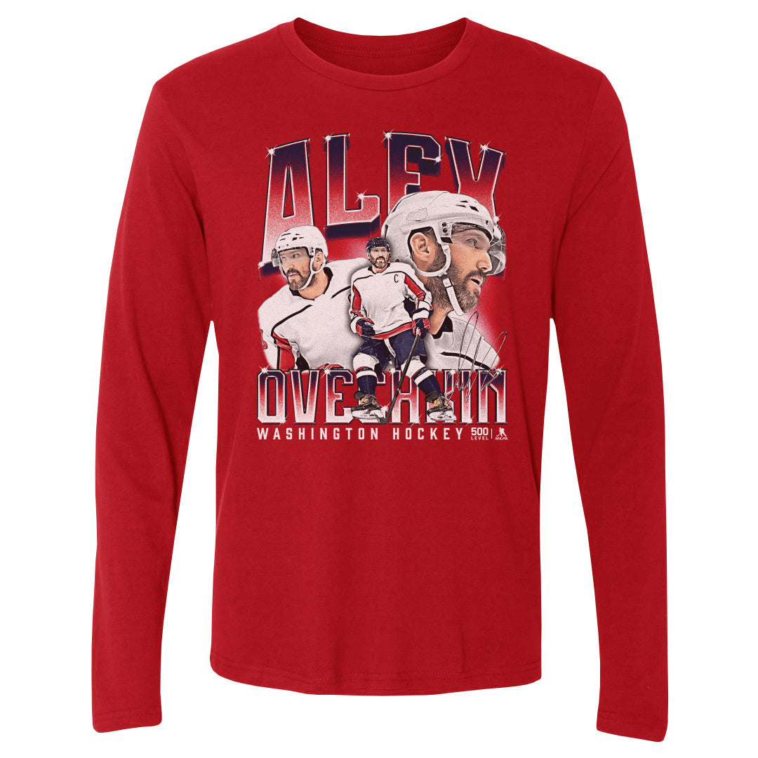 Alex Ovechkin Men's Long Sleeve T-Shirt | 500 LEVEL