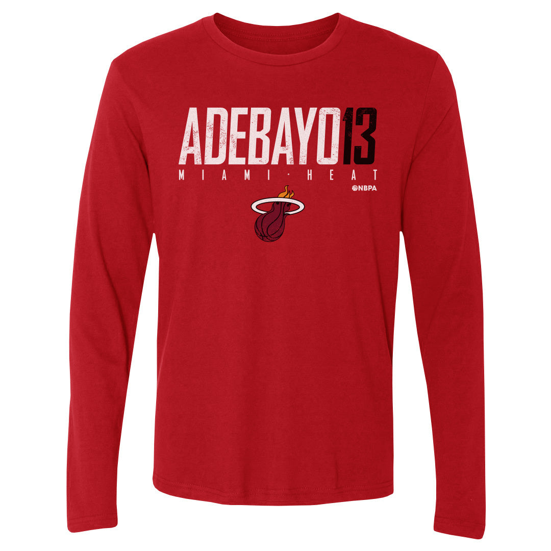 Bam Adebayo Men's Long Sleeve T-Shirt | 500 LEVEL