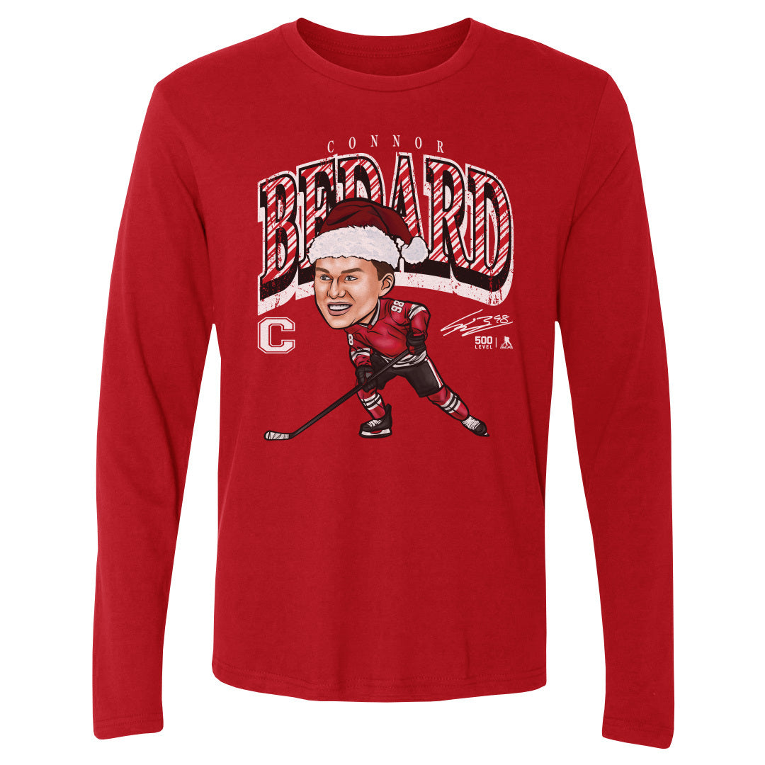Connor Bedard Men's Long Sleeve T-Shirt | 500 LEVEL