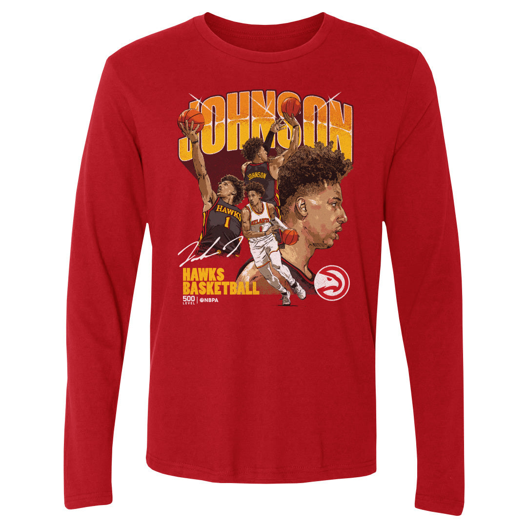 Jalen Johnson Men's Long Sleeve T-Shirt | 500 LEVEL