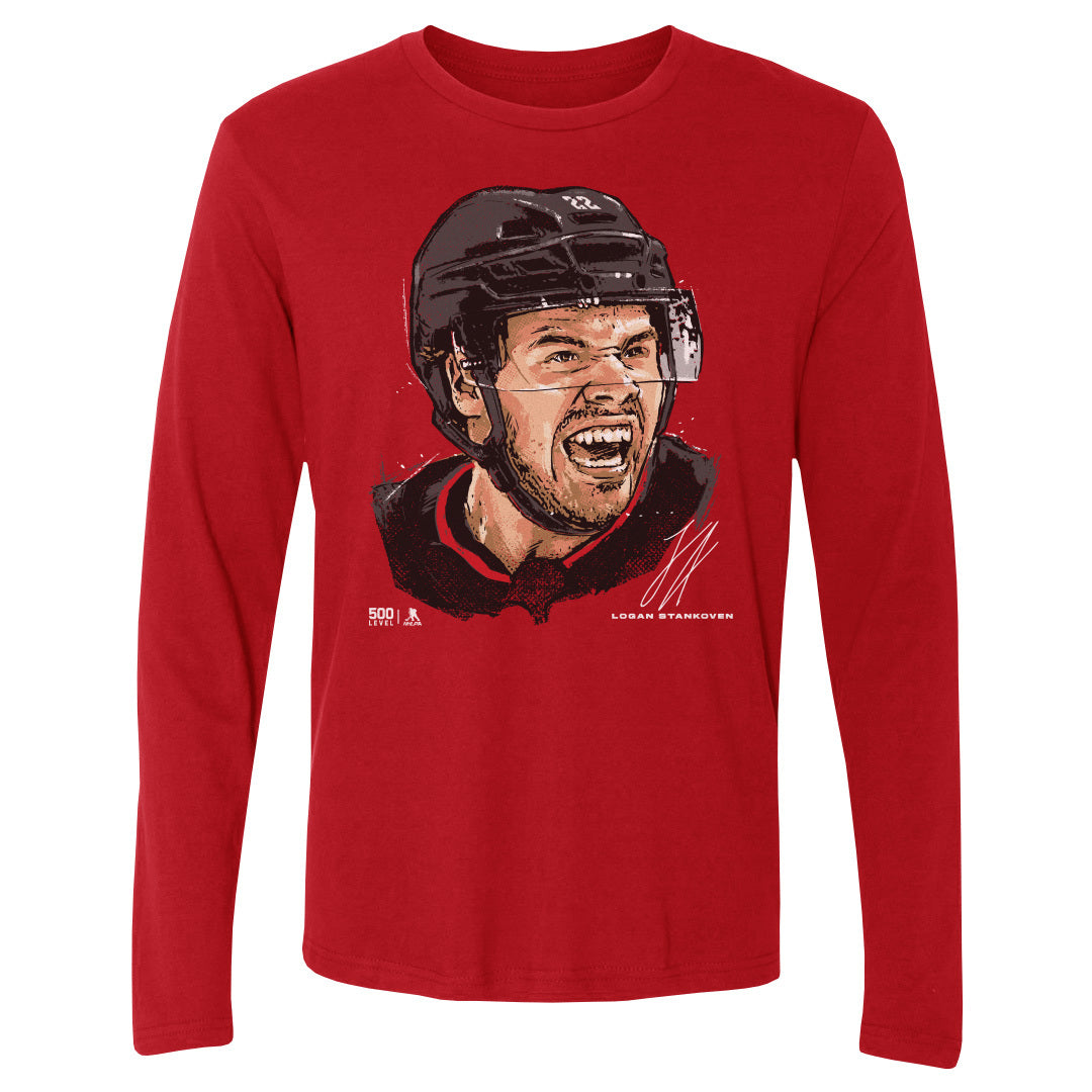 Logan Stankoven Men's Long Sleeve T-Shirt | 500 LEVEL