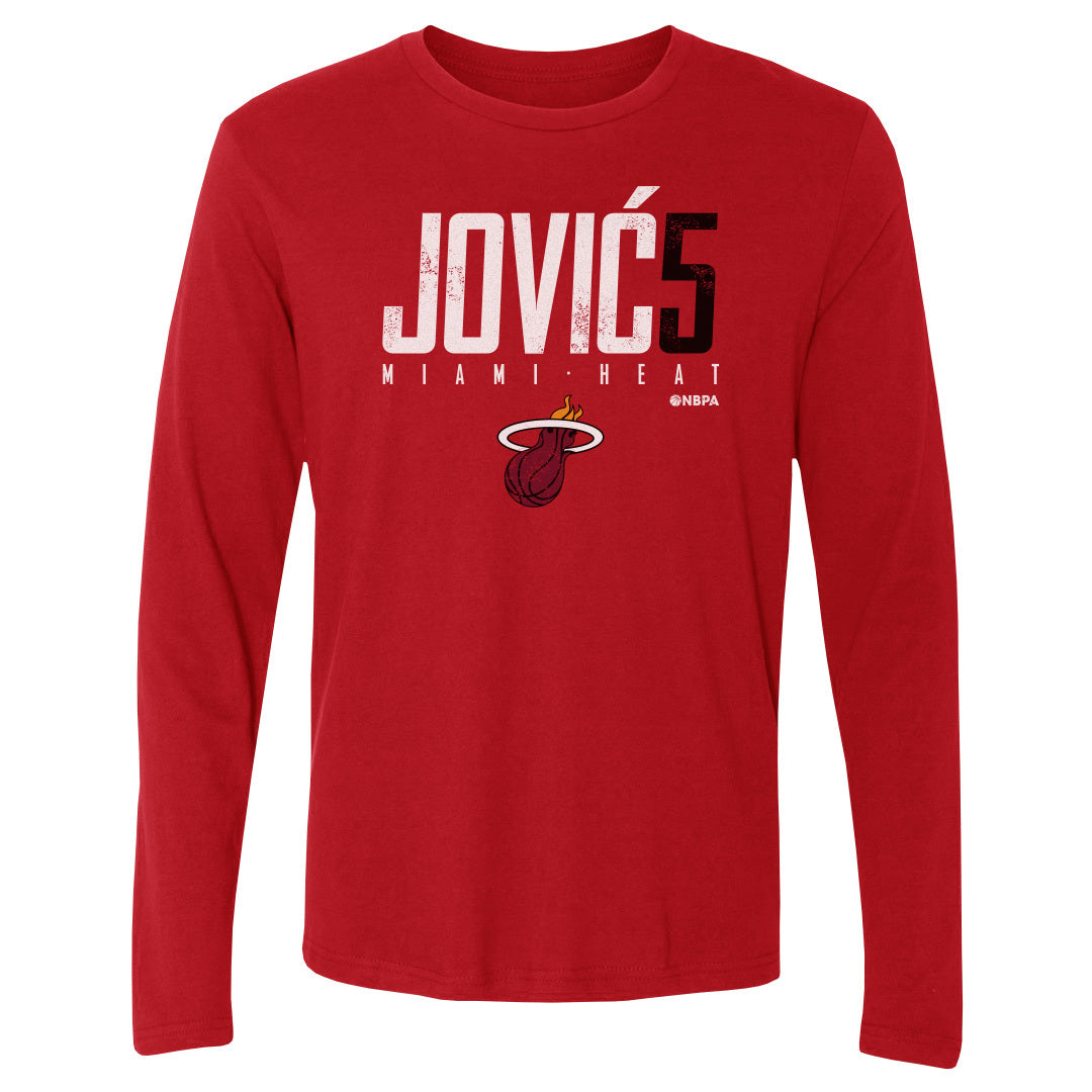 Nikola Jovic Men's Long Sleeve T-Shirt | 500 LEVEL