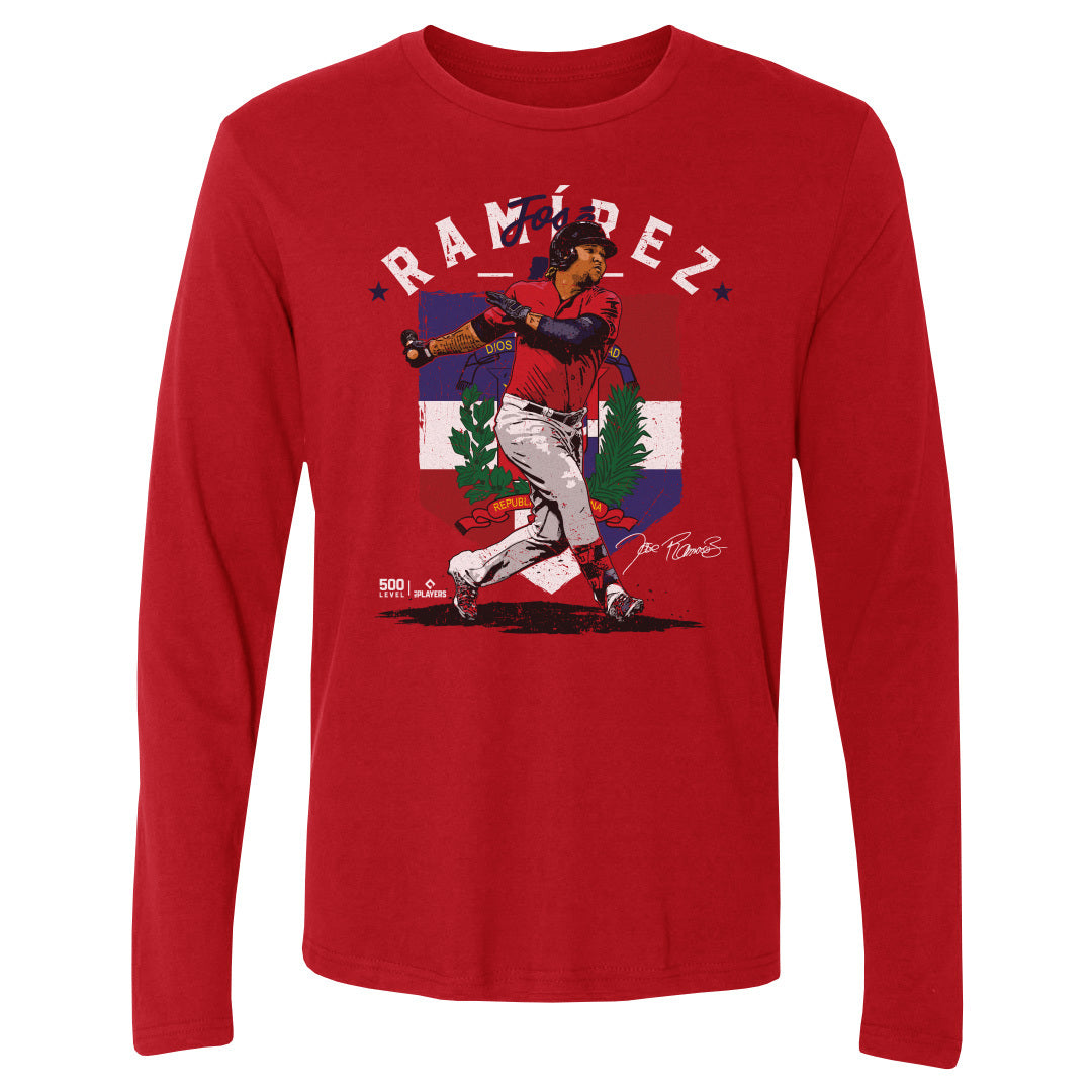 Jose Ramirez Men's Long Sleeve T-Shirt | 500 LEVEL