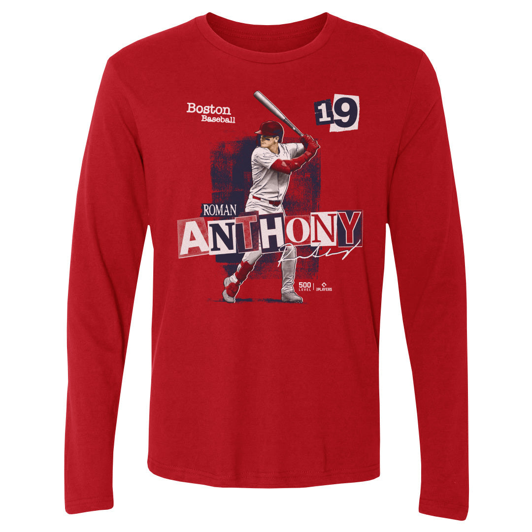 Roman Anthony Men's Long Sleeve T-Shirt | 500 LEVEL