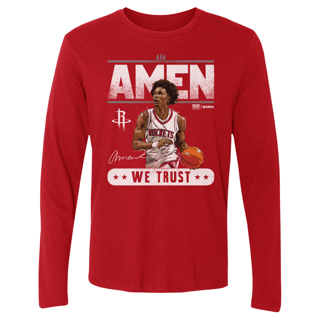 Amen Thompson Men's Long Sleeve T-Shirt | 500 LEVEL