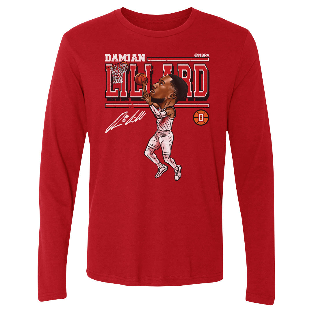 Damian Lillard Men's Long Sleeve T-Shirt | 500 LEVEL