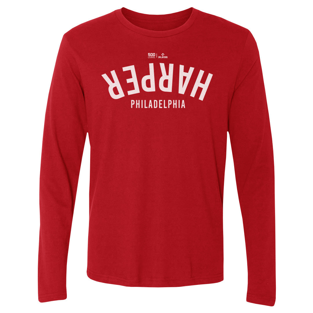 Bryce Harper Men's Long Sleeve T-Shirt | 500 LEVEL