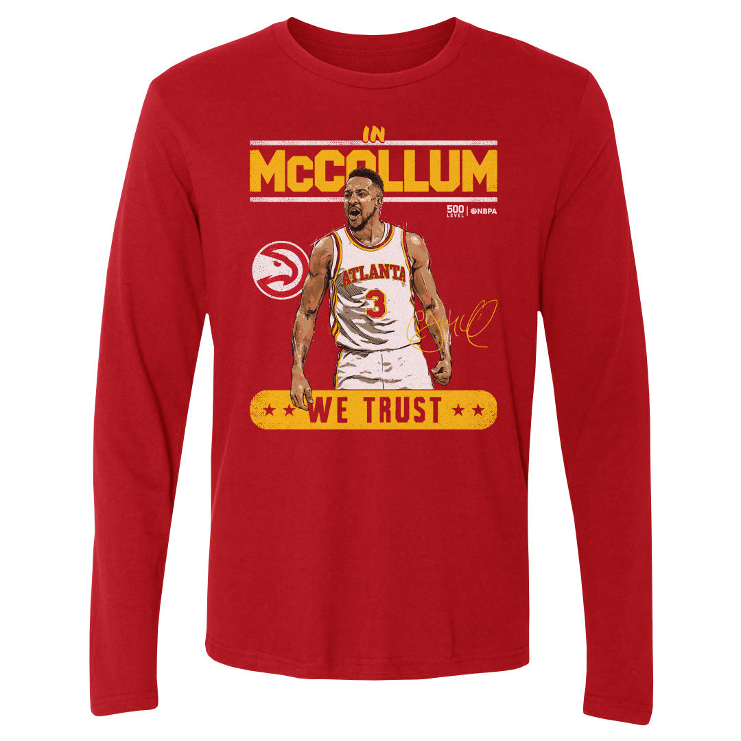 CJ McCollum Men's Long Sleeve T-Shirt | 500 LEVEL