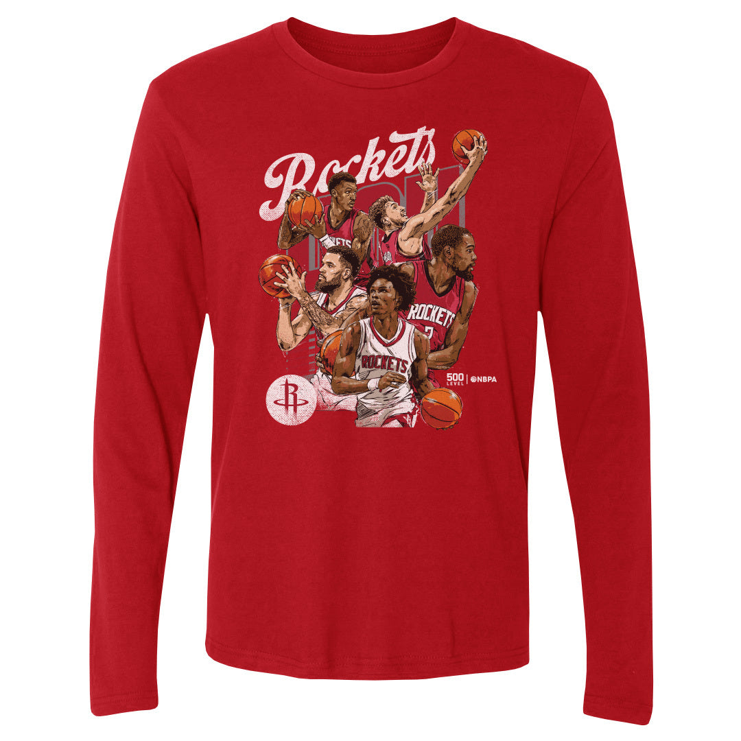 Houston Rockets Men's Long Sleeve T-Shirt | 500 LEVEL