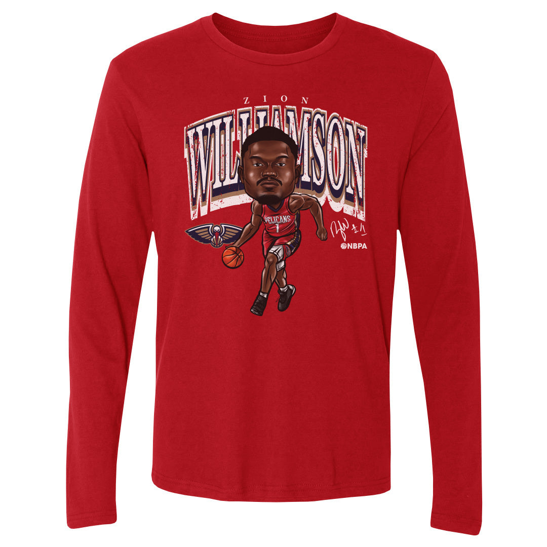 Zion Williamson Men's Long Sleeve T-Shirt | 500 LEVEL