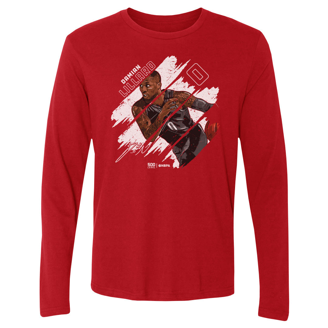 Damian Lillard Men's Long Sleeve T-Shirt | 500 LEVEL