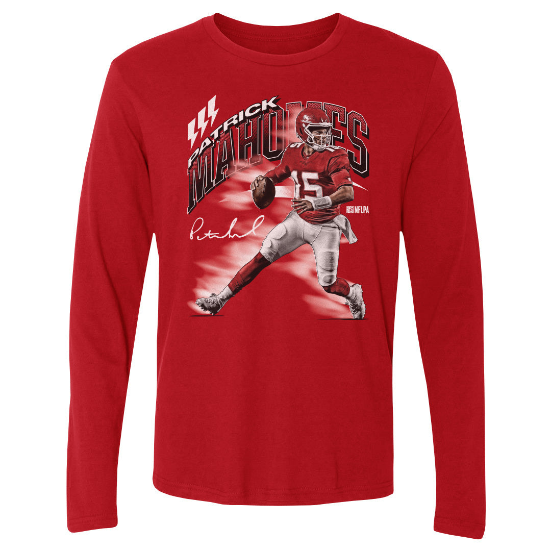 Patrick Mahomes Men's Long Sleeve T-Shirt | 500 LEVEL