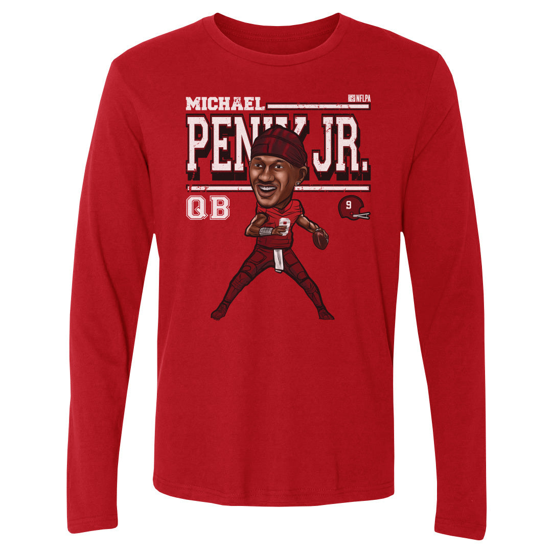 Michael Penix Jr. Men's Long Sleeve T-Shirt | 500 LEVEL