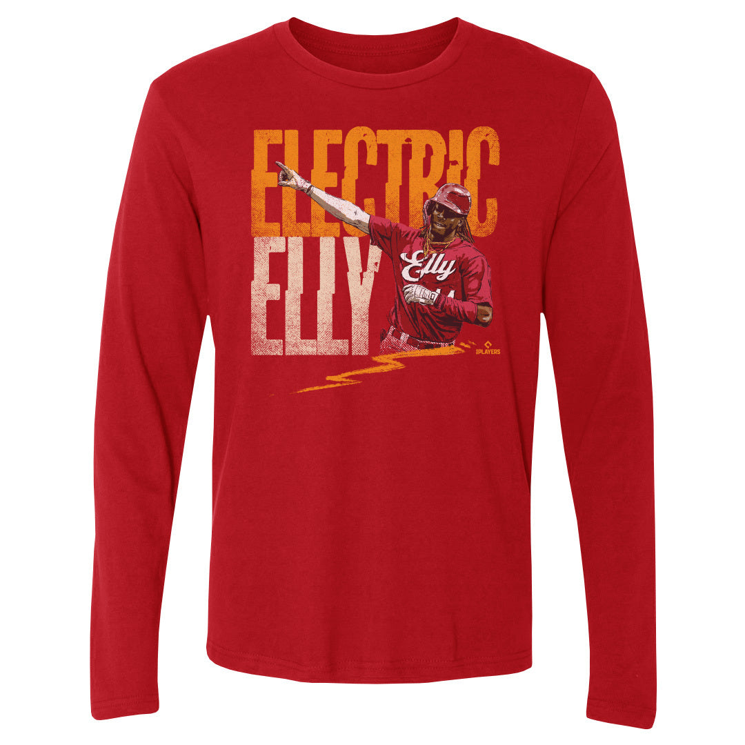 Elly De La Cruz Men's Long Sleeve T-Shirt | 500 LEVEL