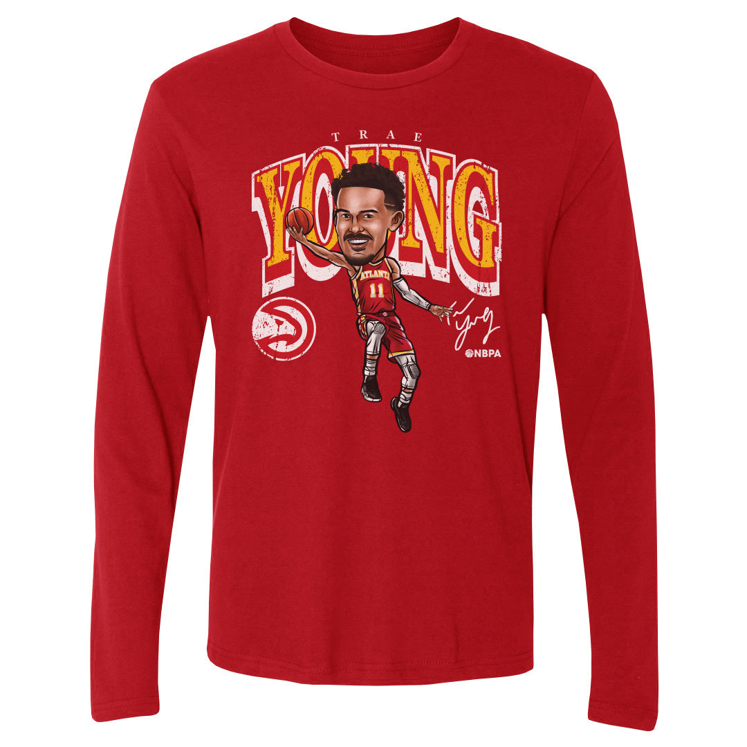 Trae Young Men's Long Sleeve T-Shirt | 500 LEVEL