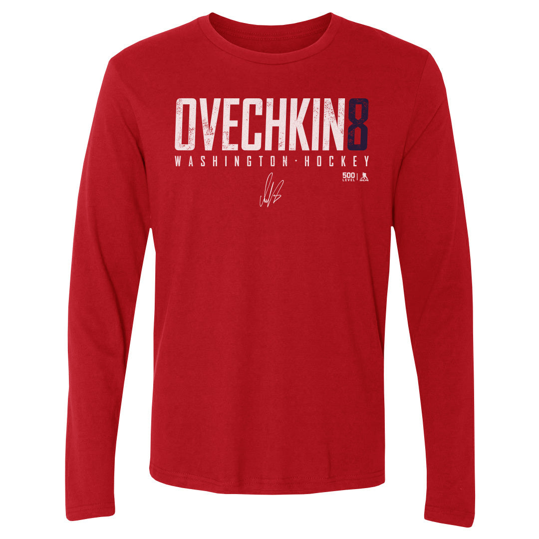 Alex Ovechkin Men's Long Sleeve T-Shirt | 500 LEVEL