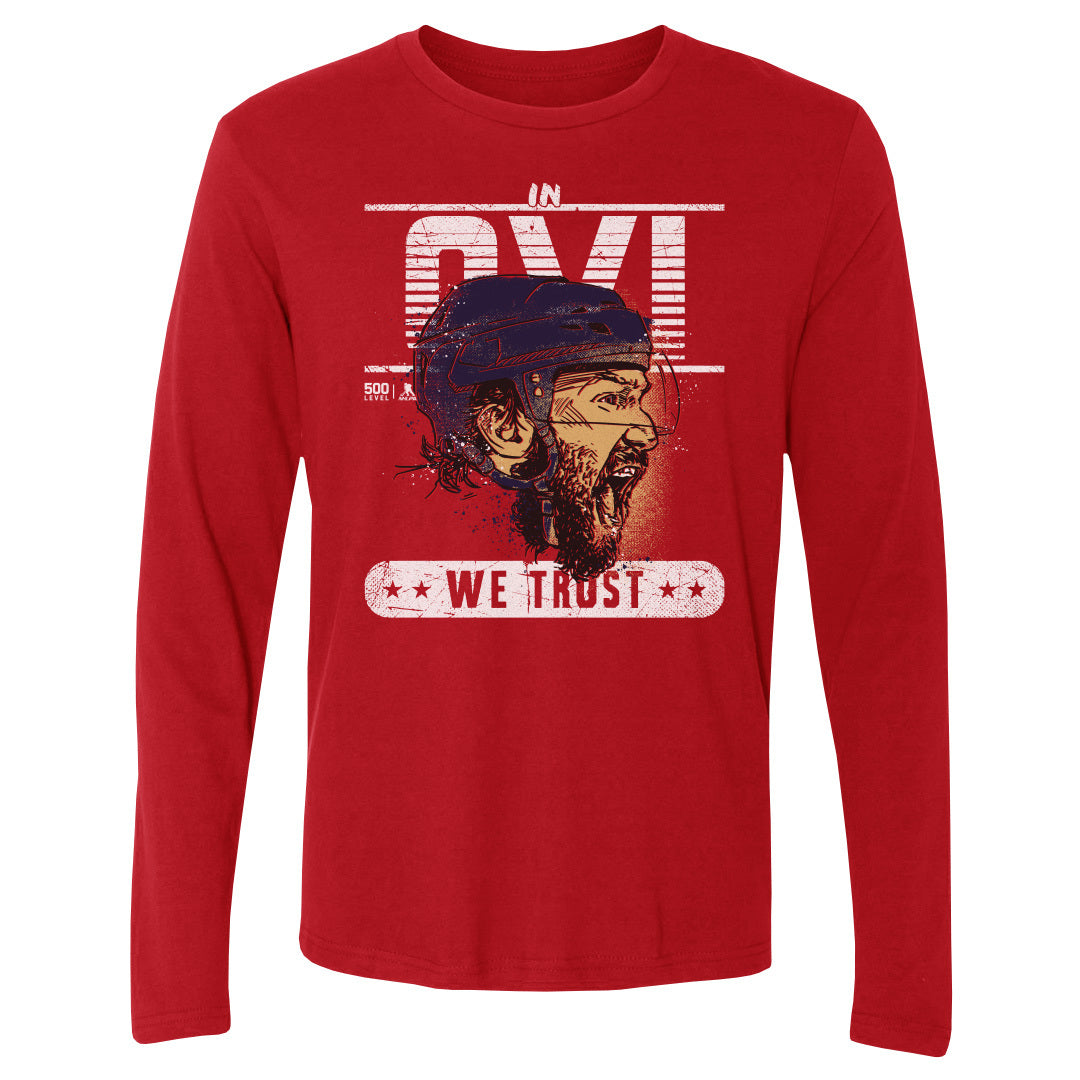 Alex Ovechkin Men's Long Sleeve T-Shirt | 500 LEVEL