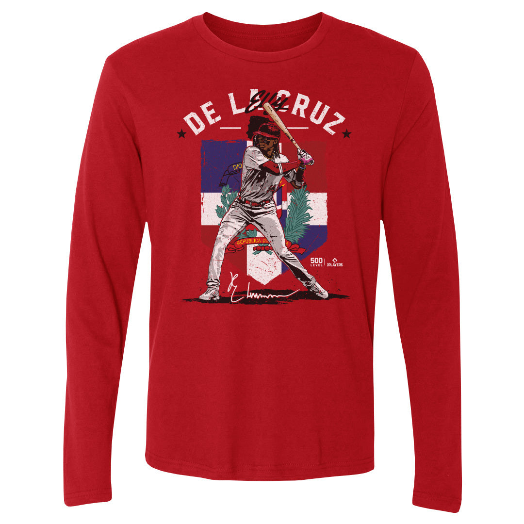 Elly De La Cruz Men's Long Sleeve T-Shirt | 500 LEVEL