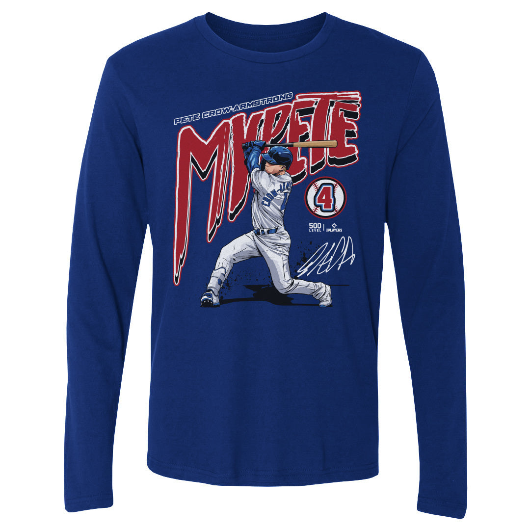 Pete Crow-Armstrong Men's Long Sleeve T-Shirt | 500 LEVEL