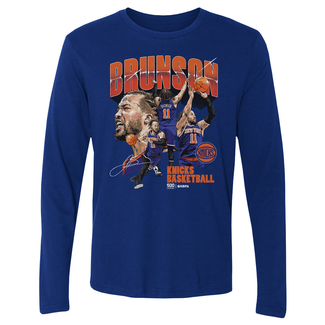 Jalen Brunson Men's Long Sleeve T-Shirt | 500 LEVEL