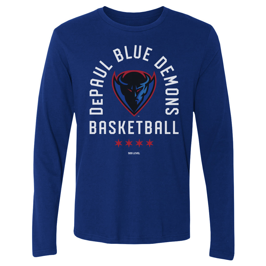 DePaul Blue Demons Men's Long Sleeve T-Shirt | 500 LEVEL
